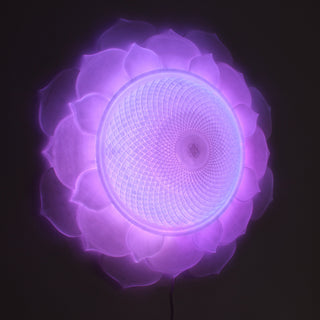 1000 Petal Radiant Presence Light Sculpture (28-in/71-cm)