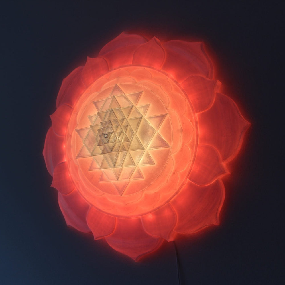 Sri Yantra Presence Light Sculpture (25 in/65 cm)