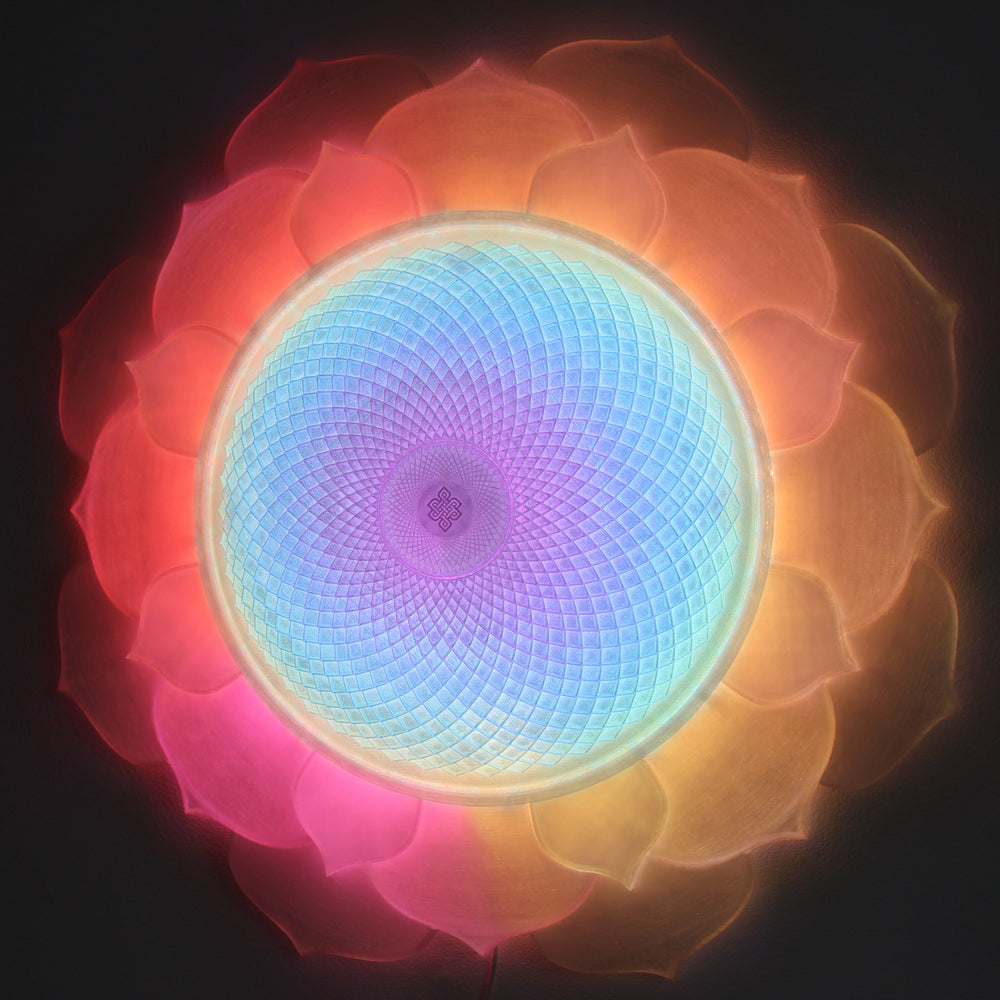 1000 Petal Radiant Presence Light Sculpture (28-in/71-cm)